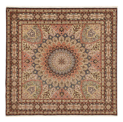 Tappeto Persero - Tabriz - Reale - 263 x 252 cm - beige scuro