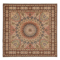 Tappeto Persero - Tabriz - Reale - 263 x 252 cm - beige scuro