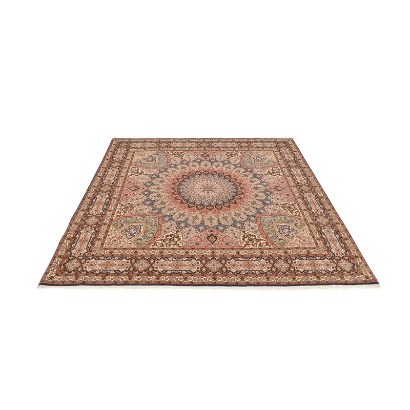 Tappeto Persero - Tabriz - Reale - 263 x 252 cm - beige scuro