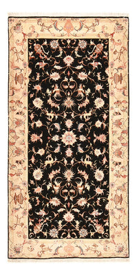 Tappeto corsia Tappeto Persero - Tabriz - Reale - 204 x 100 cm - blu scuro
