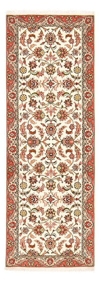 Tappeto corsia Tappeto Persero - Tabriz - Reale - 202 x 69 cm - crema