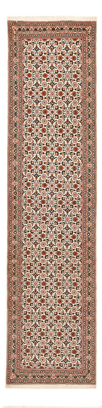 Tappeto corsia Tappeto Persero - Tabriz - Reale - 304 x 74 cm - marrone chiaro