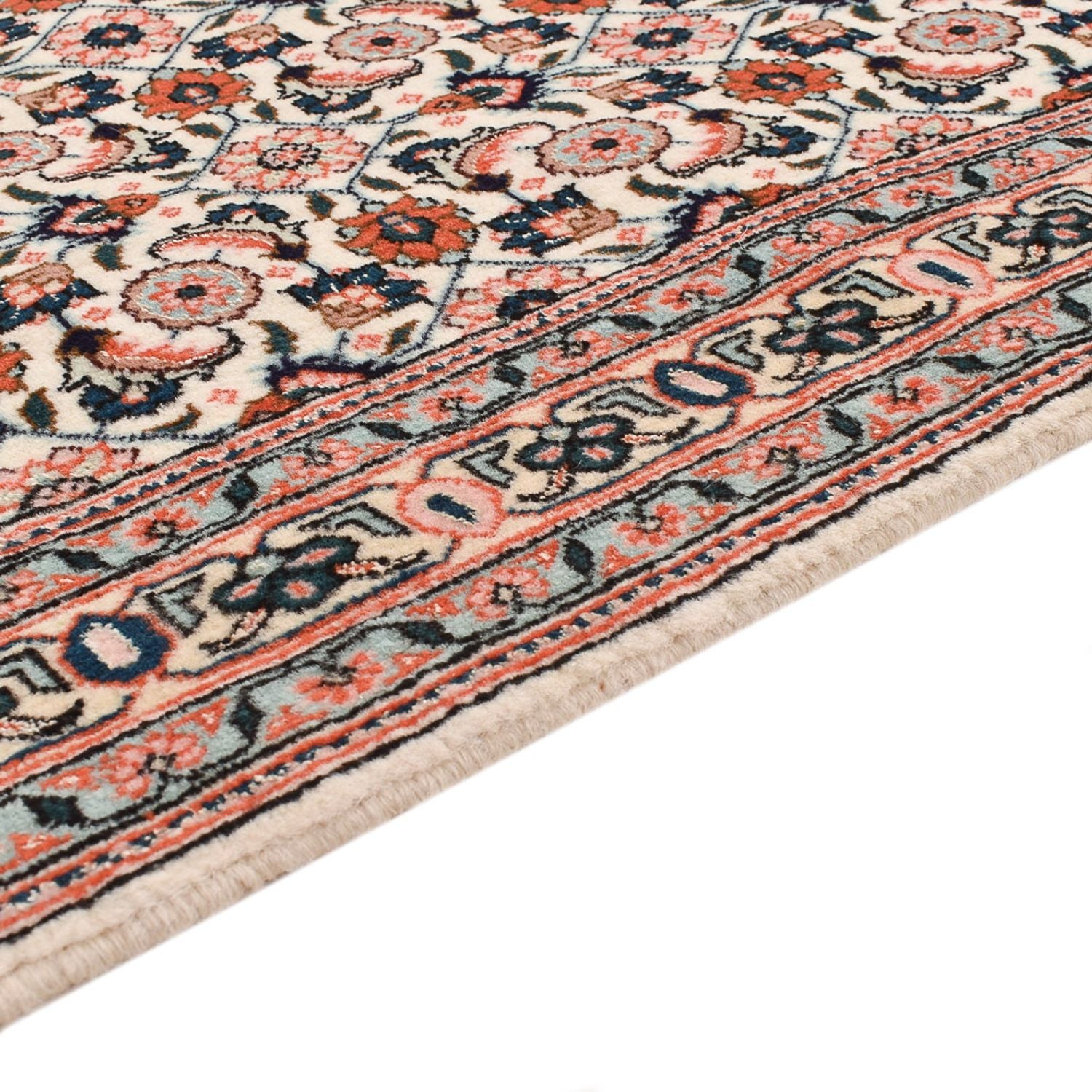 Tappeto corsia Tappeto Persero - Tabriz - Reale - 304 x 74 cm - marrone chiaro