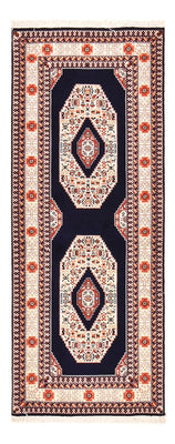 Tappeto corsia Tappeto Persero - Tabriz - Premio - 186 x 72 cm - blu scuro