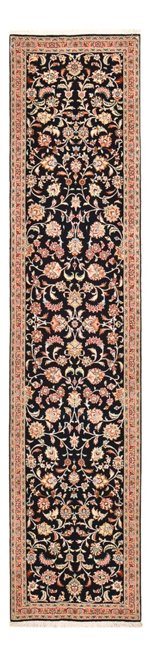 Tappeto corsia Tappeto Persero - Tabriz - Premio - 300 x 67 cm - blu scuro