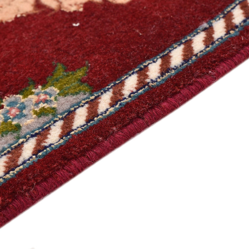 Tappeto Persero - Tabriz - Premio - 40 x 30 cm - rosso scuro
