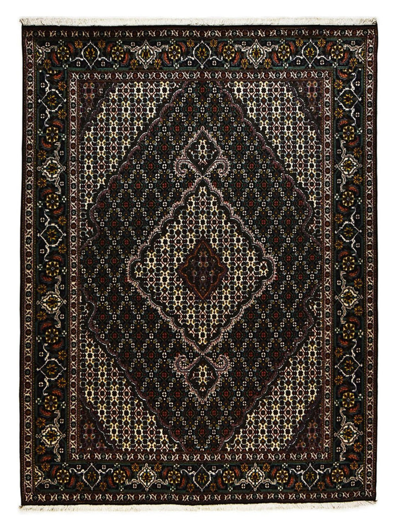 Tappeto Persero - Tabriz - Reale - 208 x 150 cm - marrone scuro