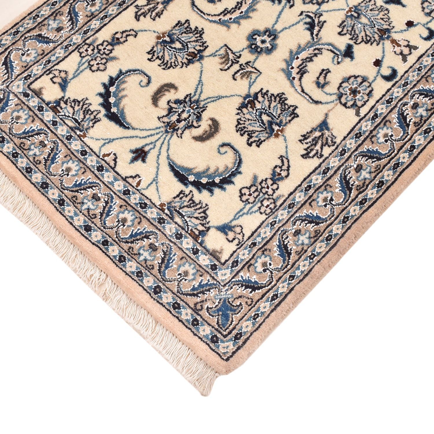 Tappeto corsia Tappeto Persero - Nain - Reale - 196 x 61 cm - crema