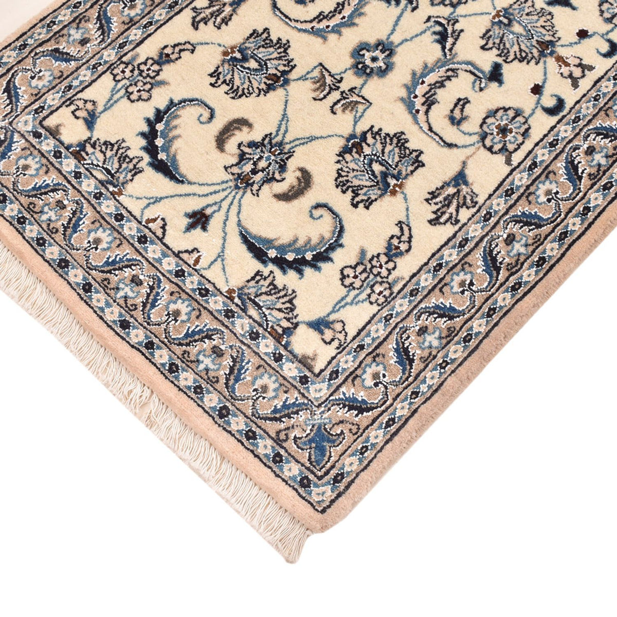 Tappeto corsia Tappeto Persero - Nain - Reale - 196 x 61 cm - crema