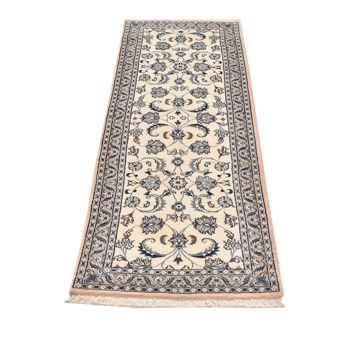 Tappeto corsia Tappeto Persero - Nain - Reale - 196 x 61 cm - crema