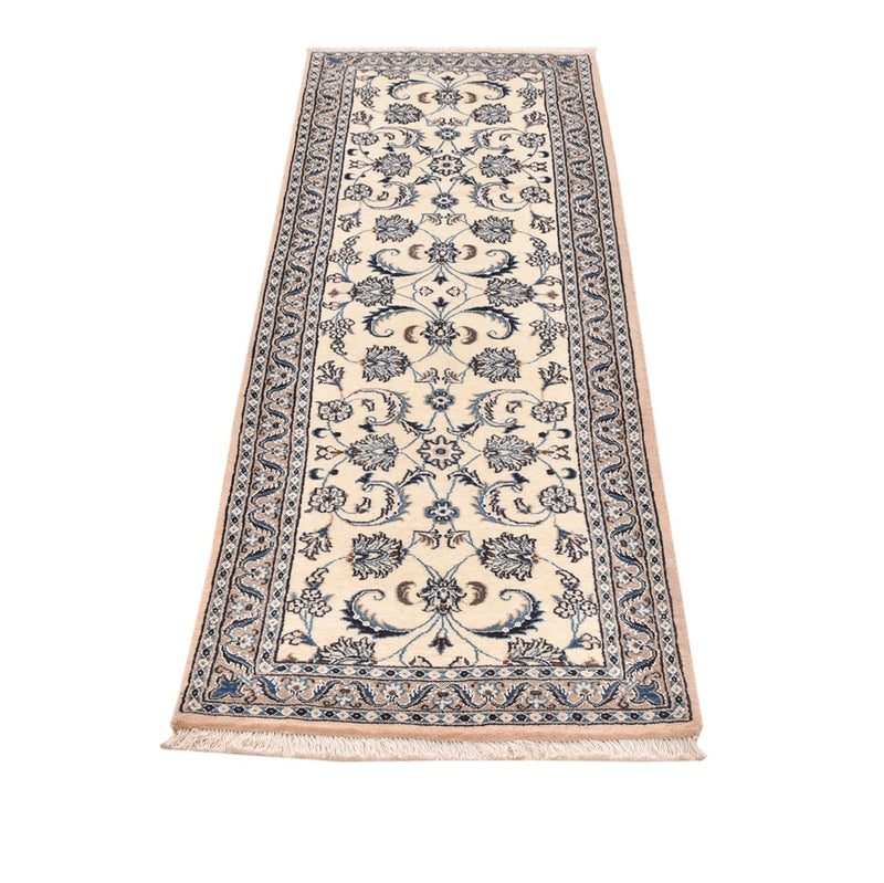 Tappeto corsia Tappeto Persero - Nain - Reale - 196 x 61 cm - crema