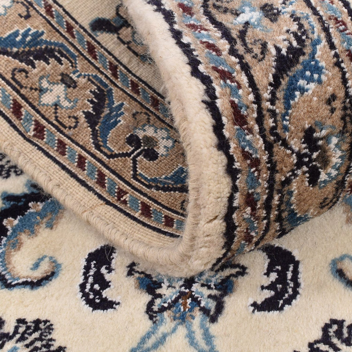 Tappeto corsia Tappeto Persero - Nain - Reale - 195 x 58 cm - crema