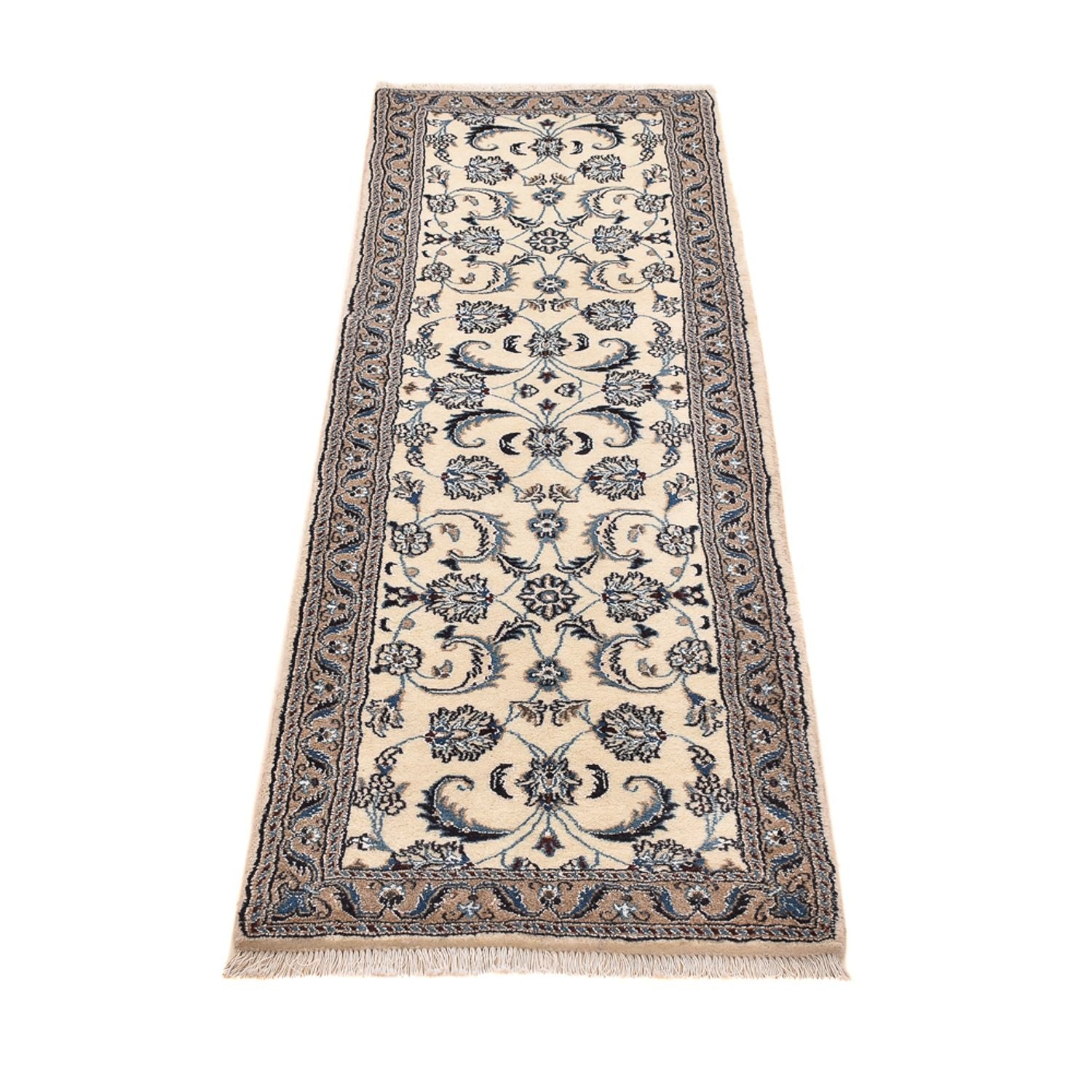 Tappeto corsia Tappeto Persero - Nain - Reale - 195 x 58 cm - crema