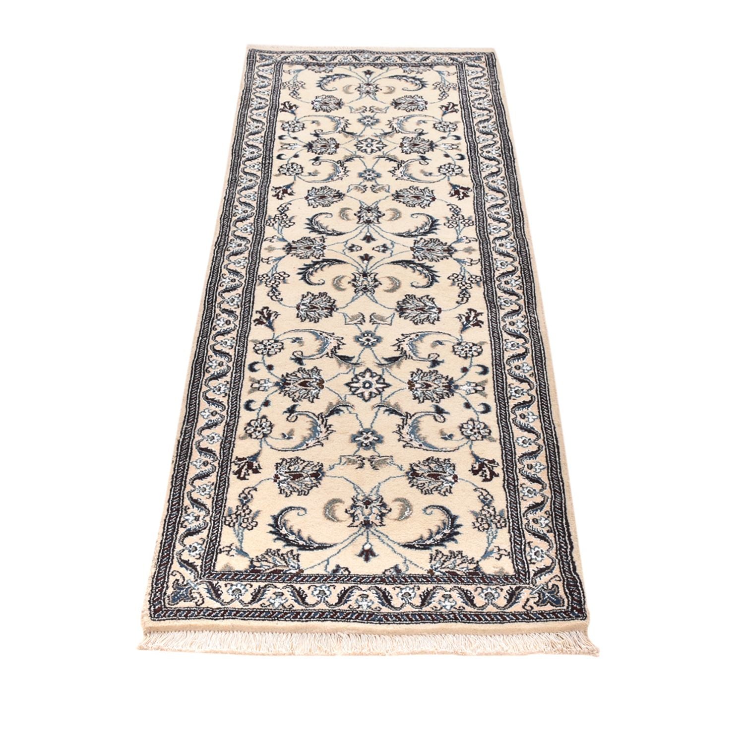 Tappeto corsia Tappeto Persero - Nain - Reale - 202 x 63 cm - crema