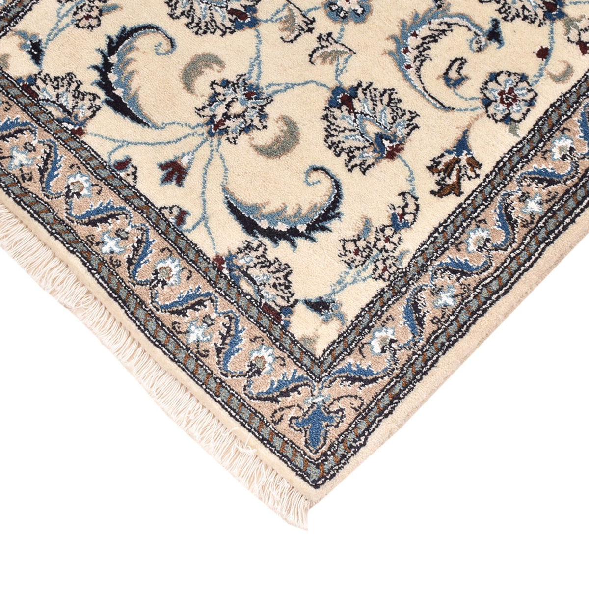 Tappeto corsia Tappeto Persero - Nain - Reale - 185 x 61 cm - crema