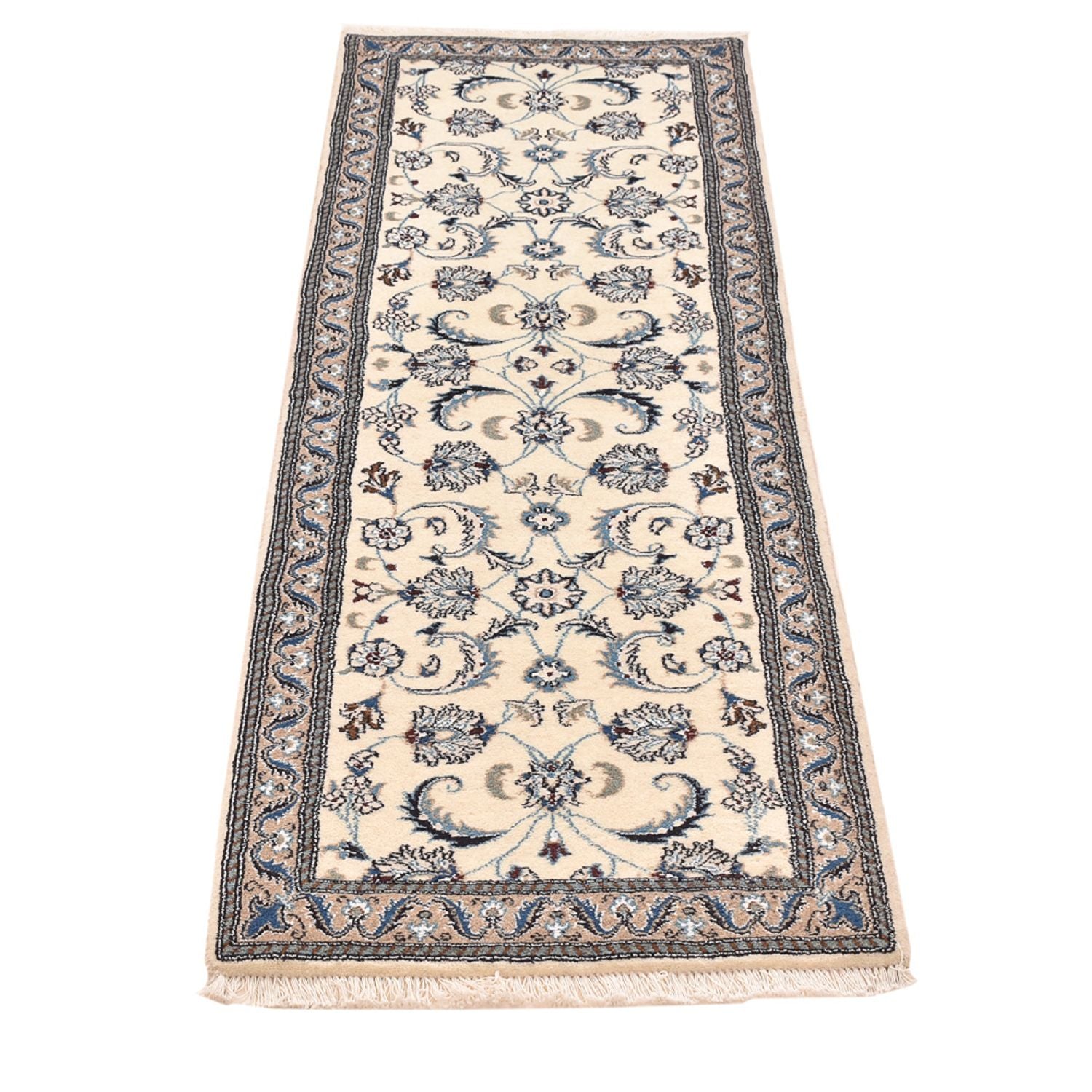 Tappeto corsia Tappeto Persero - Nain - Reale - 188 x 60 cm - crema