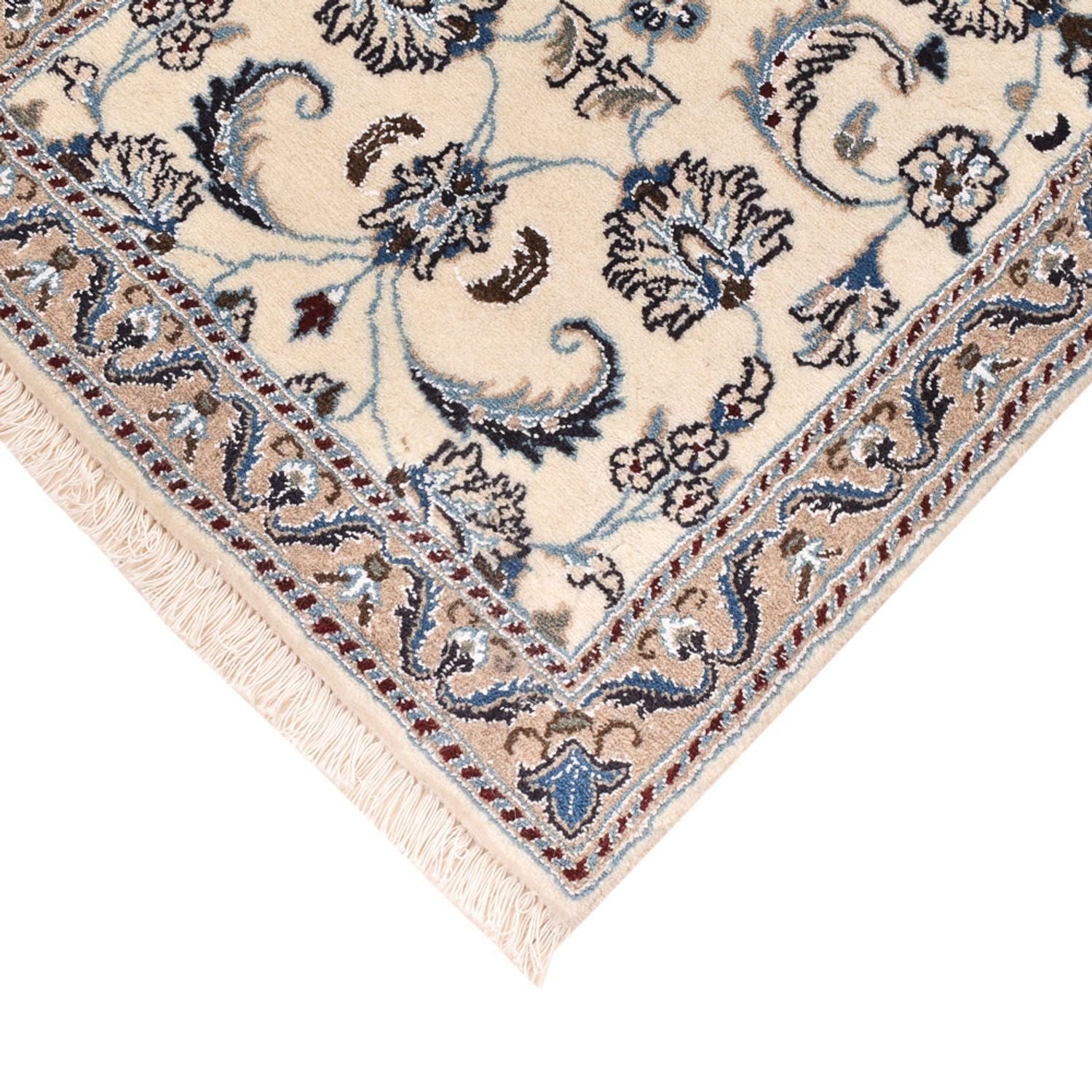 Tappeto corsia Tappeto Persero - Nain - Reale - 198 x 59 cm - crema