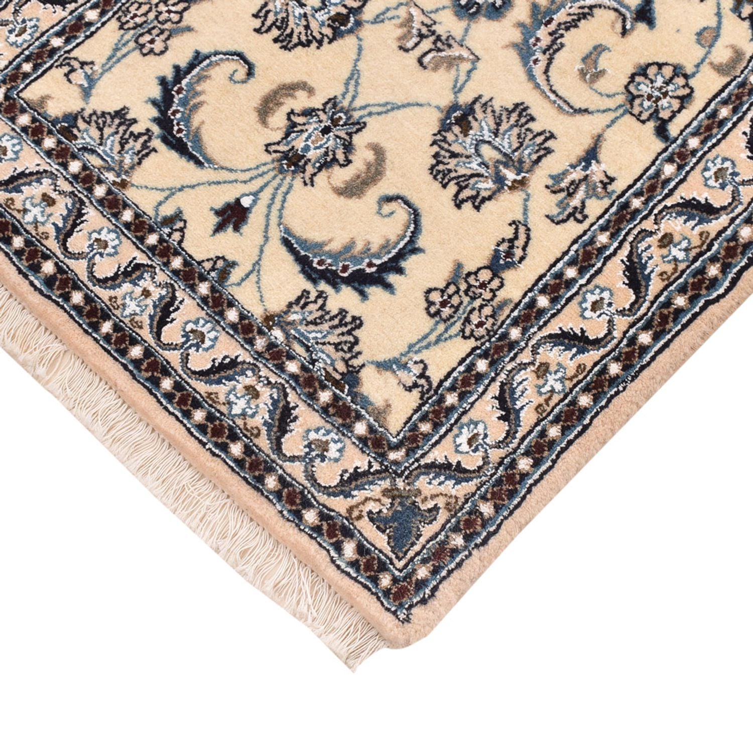 Tappeto corsia Tappeto Persero - Nain - Reale - 195 x 57 cm - crema