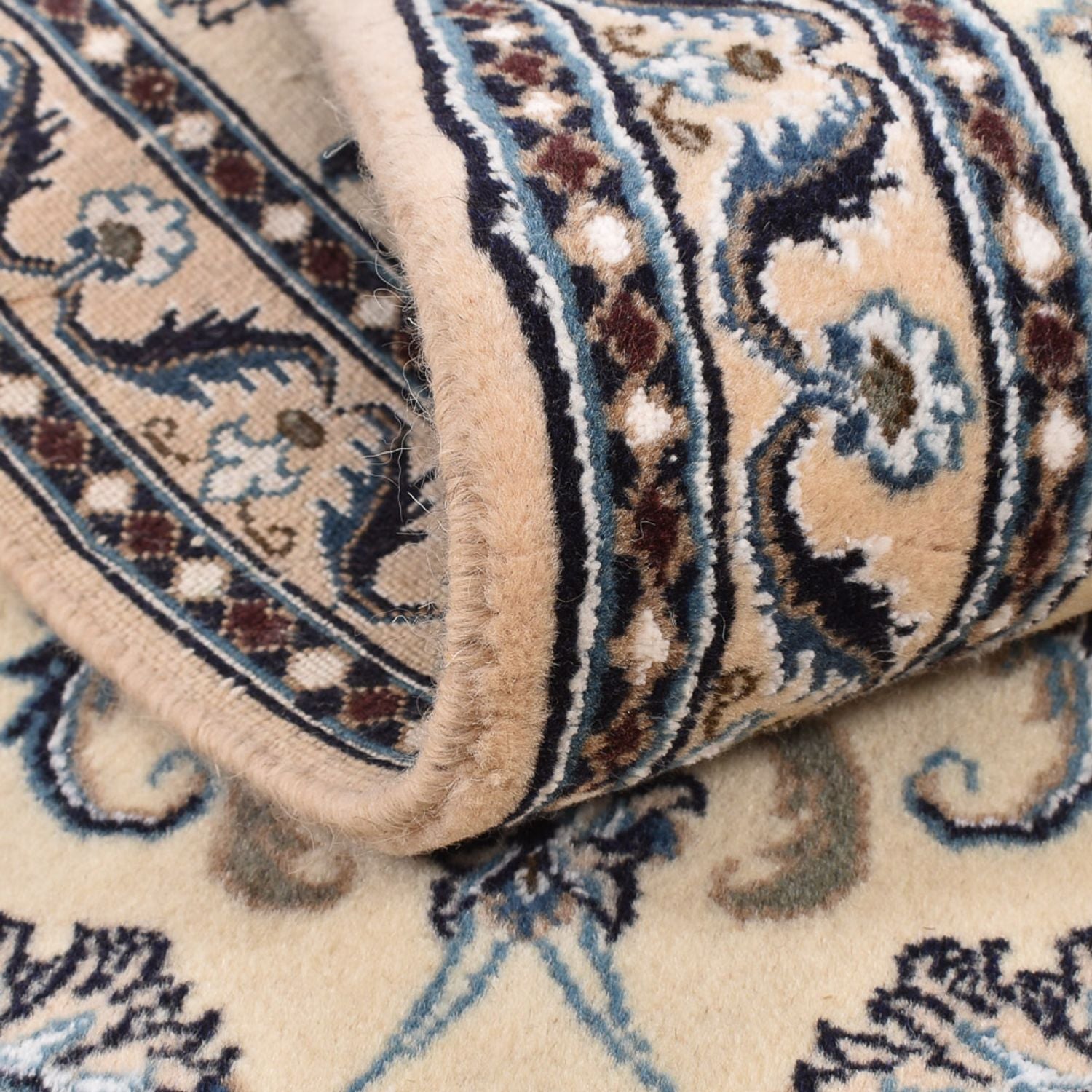 Tappeto corsia Tappeto Persero - Nain - Reale - 195 x 57 cm - crema