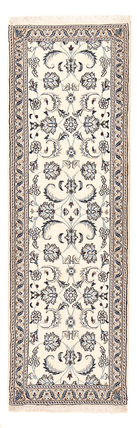 Tappeto corsia Tappeto Persero - Nain - Reale - 193 x 62 cm - crema