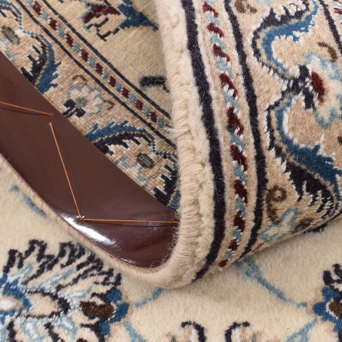 Tappeto corsia Tappeto Persero - Nain - Reale - 193 x 62 cm - crema