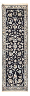 Nain - 9La Tappeto 62x203cm - Tappeto persiano - Passatoia / Blu scuro / 62 x 203 cm Passatoia