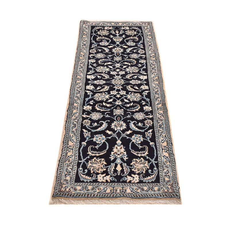 Tappeto corsia Tappeto Persero - Nain - Reale - 203 x 62 cm - blu scuro