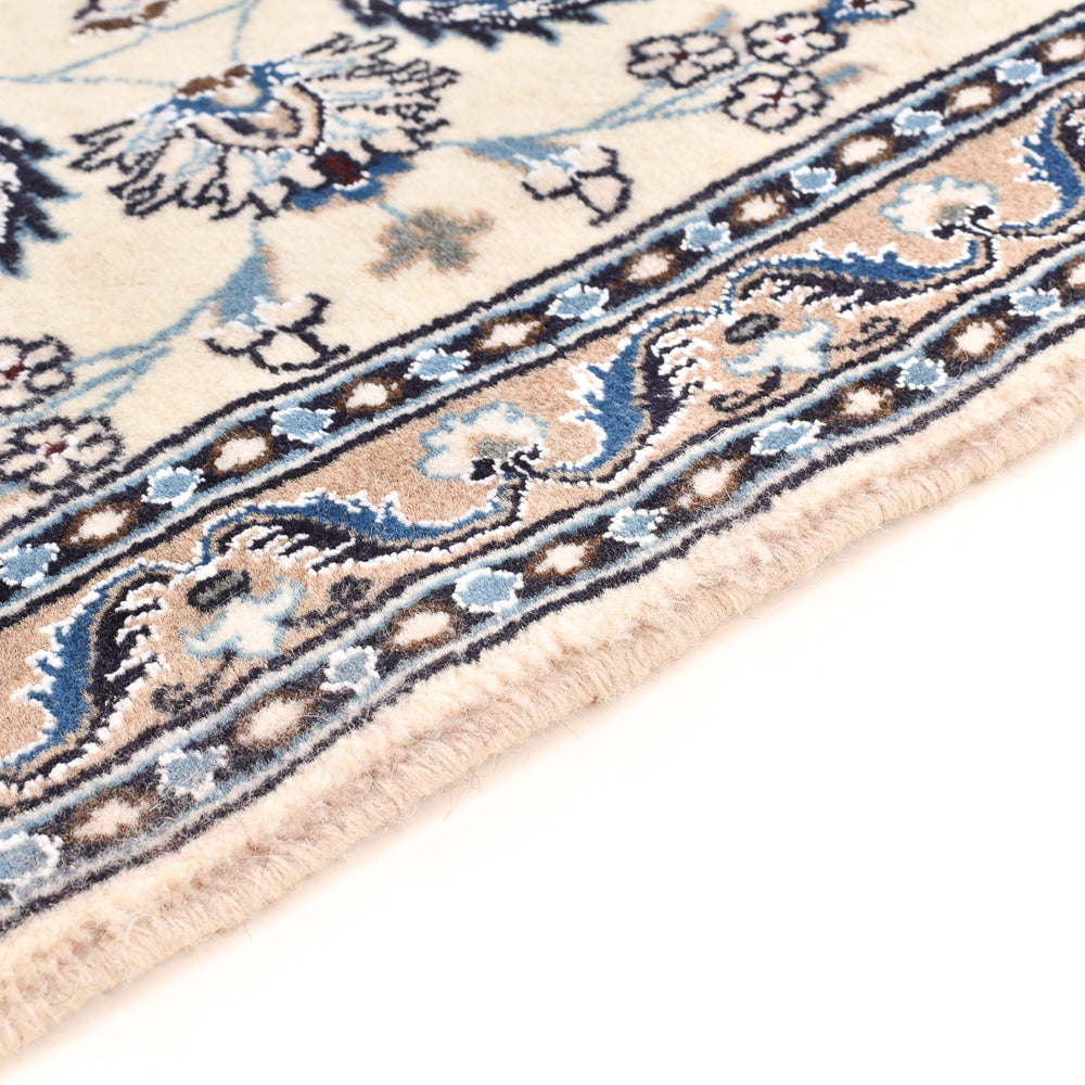 Tappeto corsia Tappeto Persero - Nain - Reale - 197 x 64 cm - crema