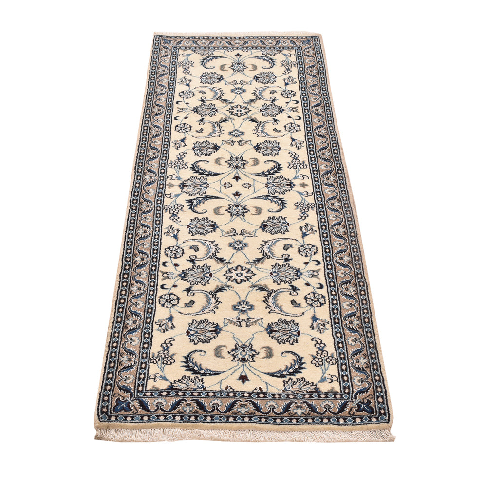 Tappeto corsia Tappeto Persero - Nain - Reale - 197 x 64 cm - crema