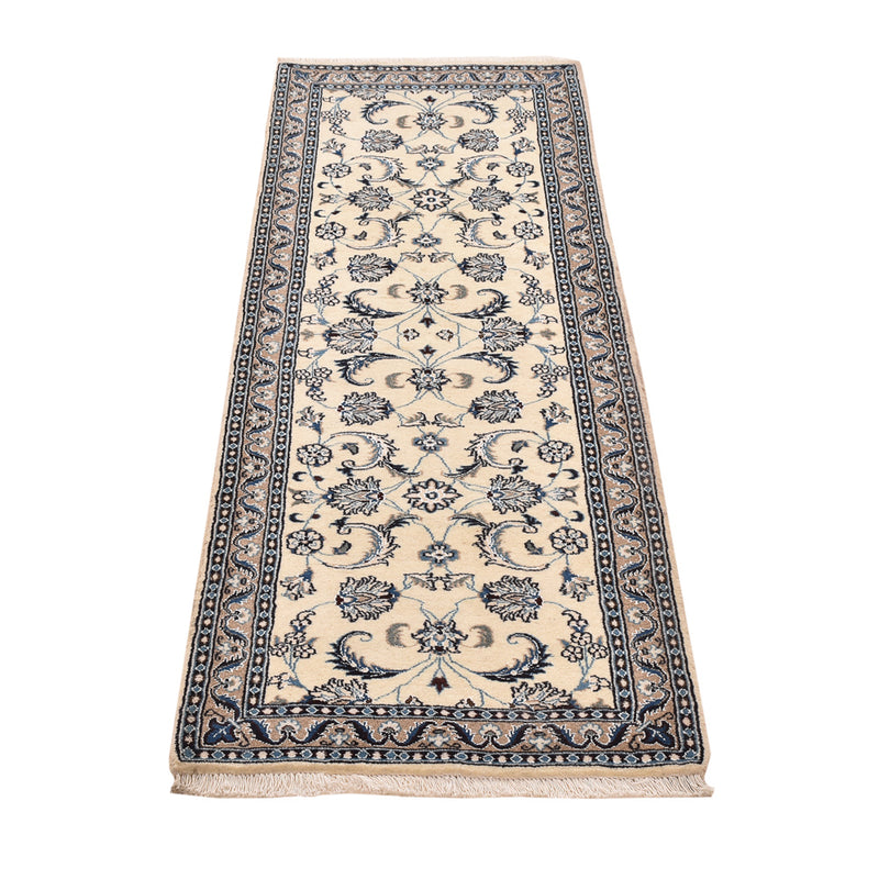 Tappeto corsia Tappeto Persero - Nain - Reale - 197 x 64 cm - crema