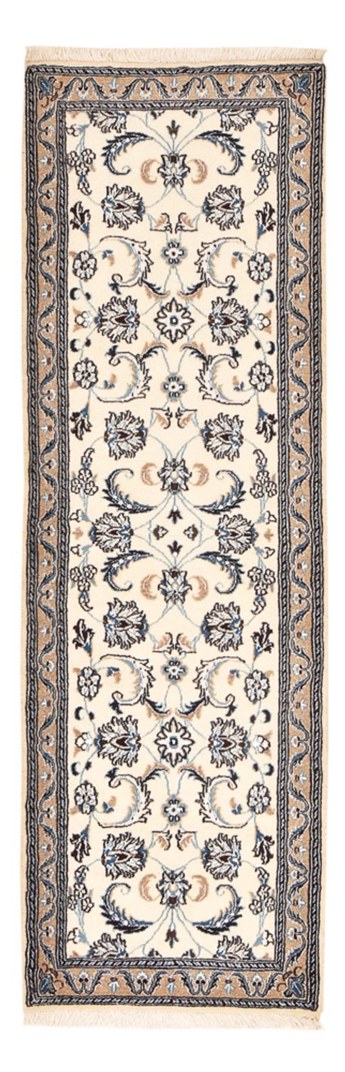 Tappeto corsia Tappeto Persero - Nain - Reale - 202 x 63 cm - crema