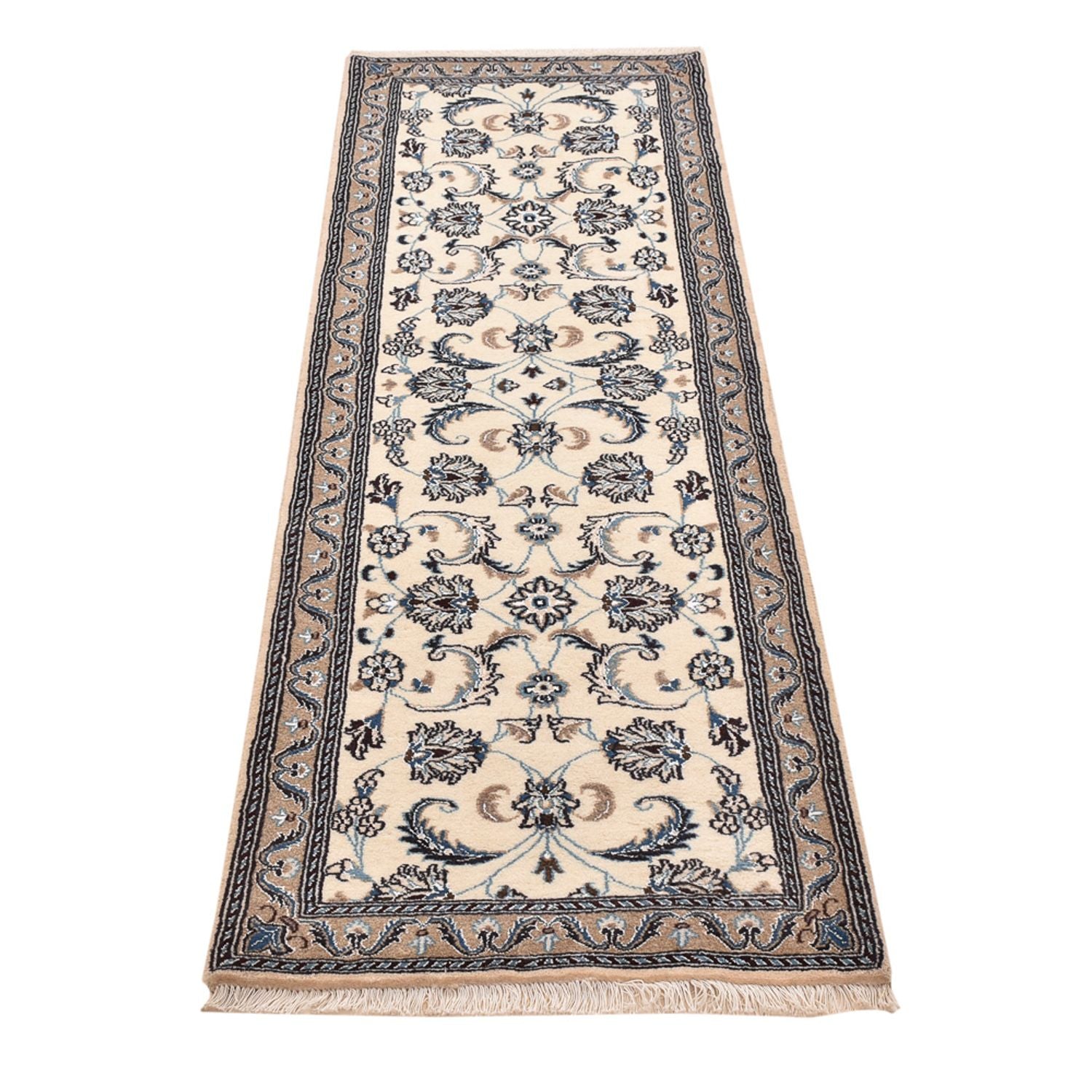 Tappeto corsia Tappeto Persero - Nain - Reale - 202 x 63 cm - crema