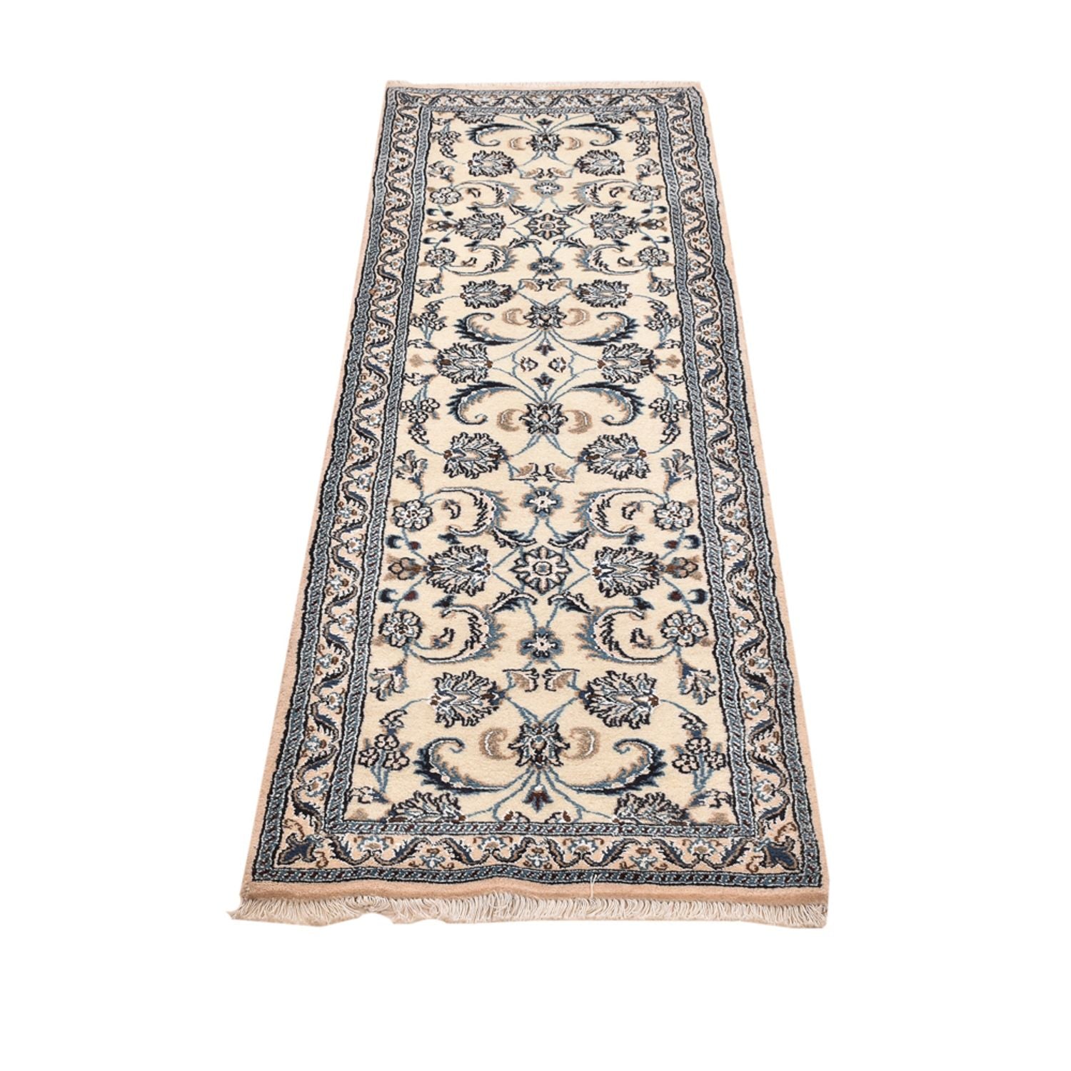 Tappeto corsia Tappeto Persero - Nain - Reale - 198 x 58 cm - crema
