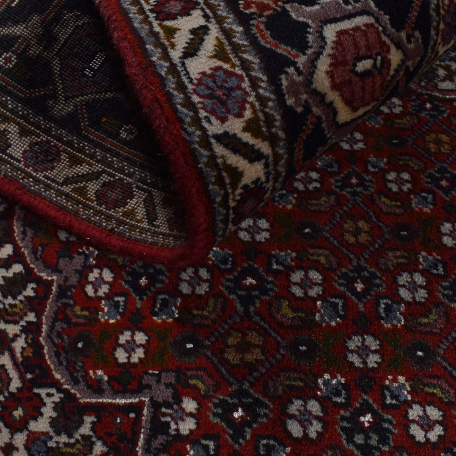 Tappeto Persero - Tabriz - Reale - 200 x 150 cm - rosso scuro