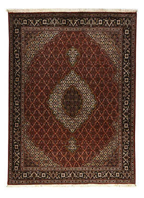Tappeto Persero - Tabriz - Reale - 204 x 150 cm - rosso scuro