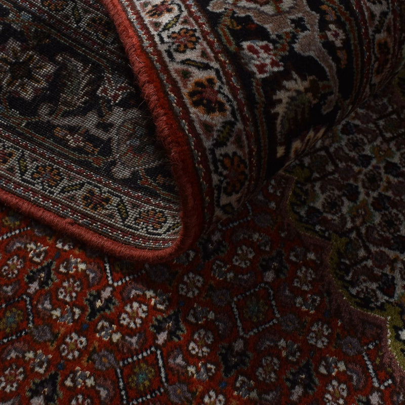 Tappeto Persero - Tabriz - Reale - 204 x 150 cm - rosso scuro