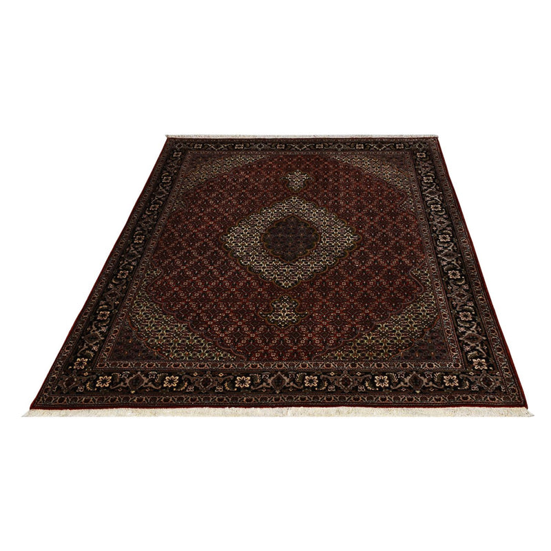 Tappeto Persero - Tabriz - Reale - 204 x 150 cm - rosso scuro