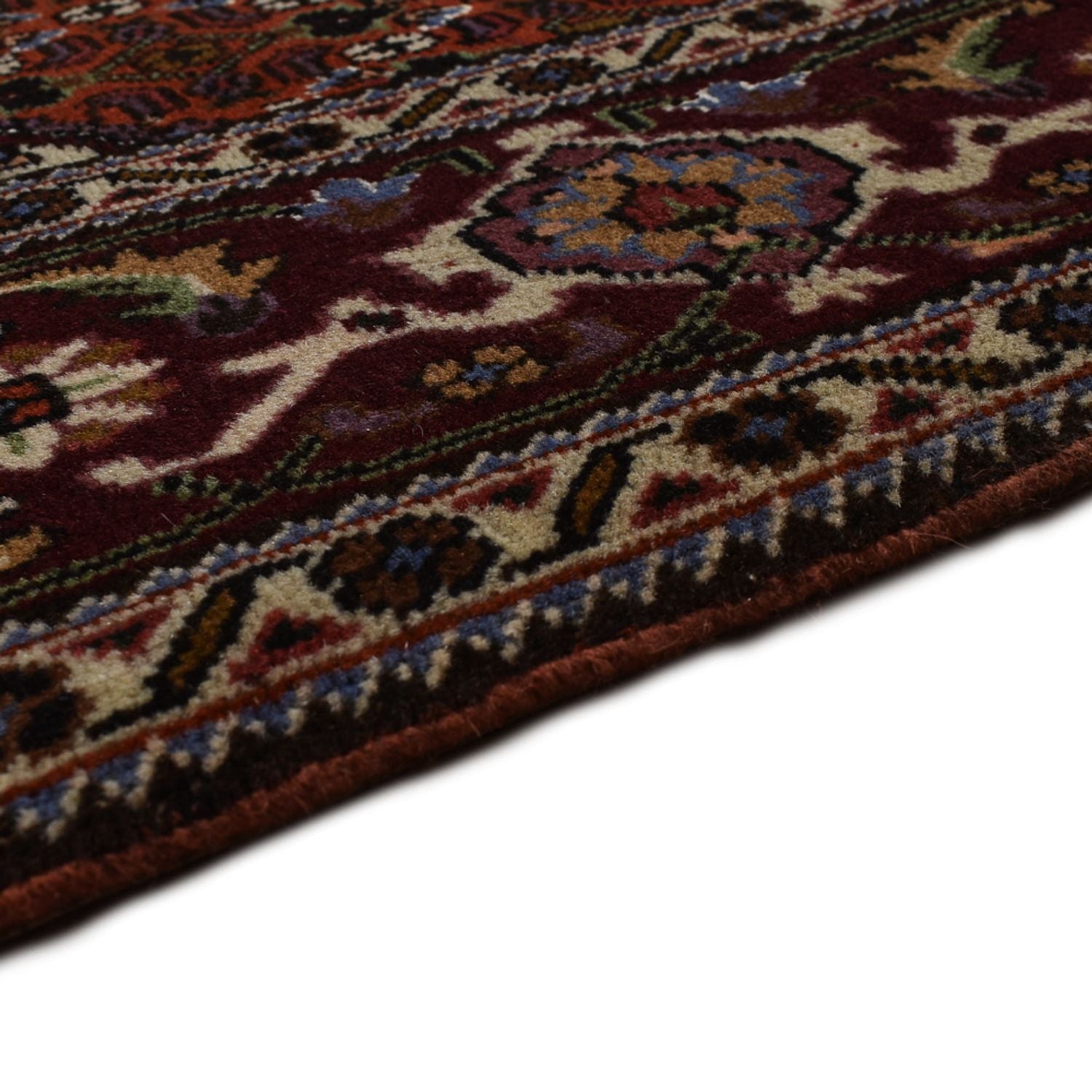 Tappeto Persero - Tabriz - Reale - 200 x 155 cm - rosso scuro