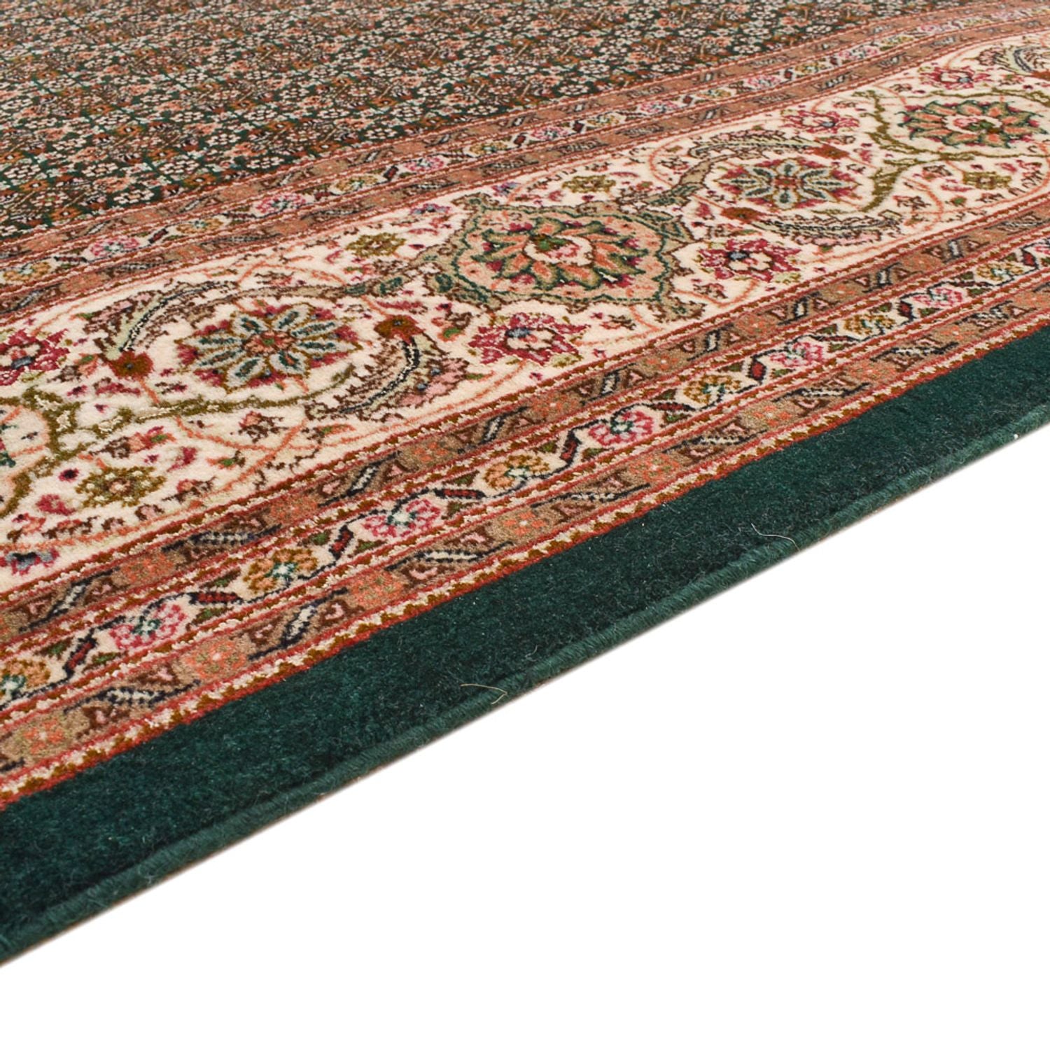 Tappeto corsia Tappeto Persero - Tabriz - Reale - 404 x 200 cm - sabbia