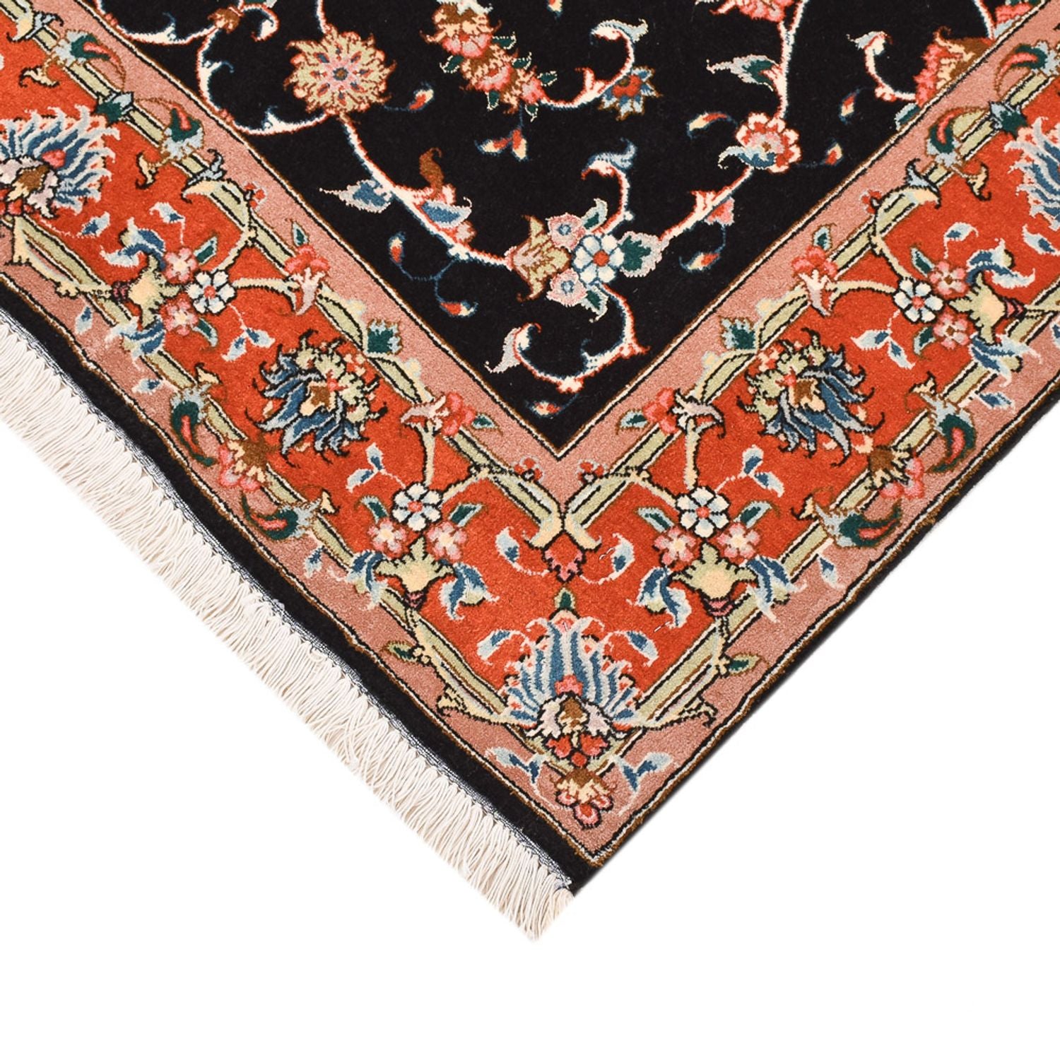 Tappeto Persero - Tabriz - Reale - 150 x 102 cm - blu scuro