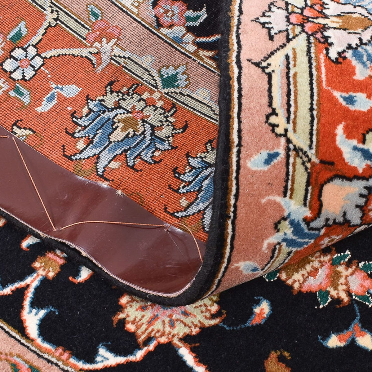 Tappeto Persero - Tabriz - Reale - 150 x 102 cm - blu scuro