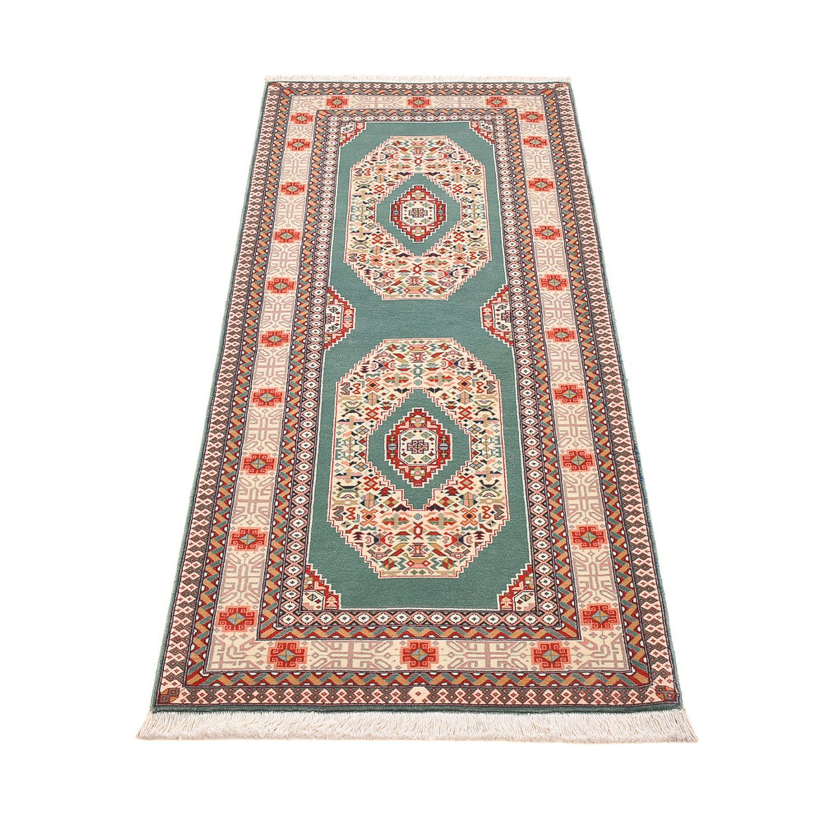 Tappeto corsia Tappeto Persero - Tabriz - Reale - 192 x 70 cm - multicolore
