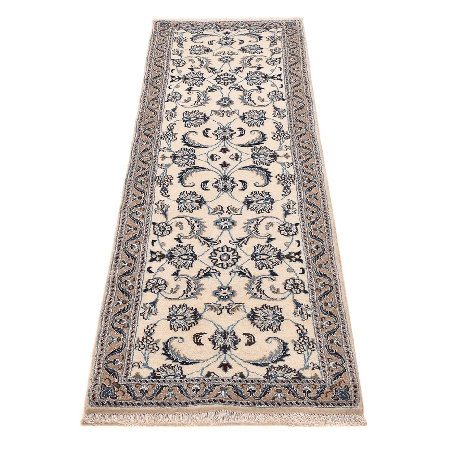 Tappeto corsia Tappeto Persero - Nain - Reale - 192 x 57 cm - crema