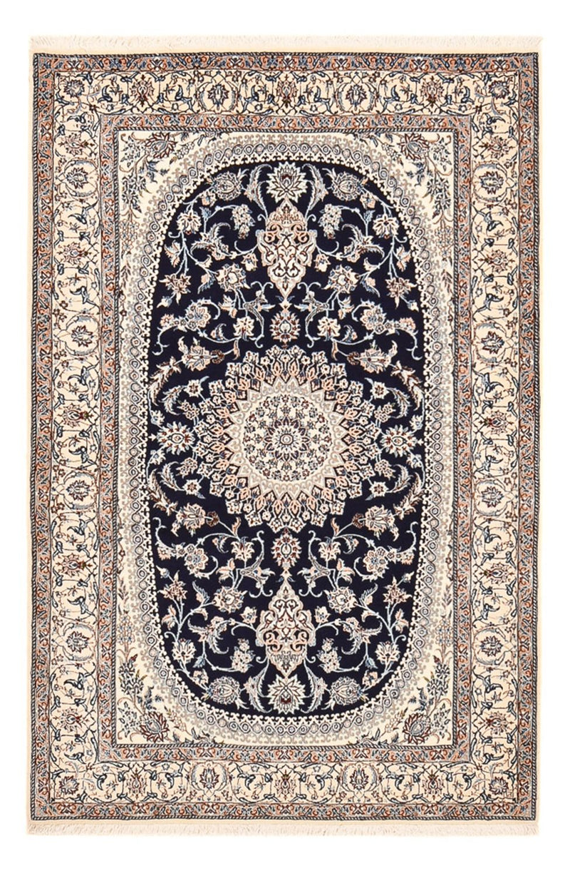 Tappeto Persero - Nain - Premio - 198 x 131 cm - blu scuro