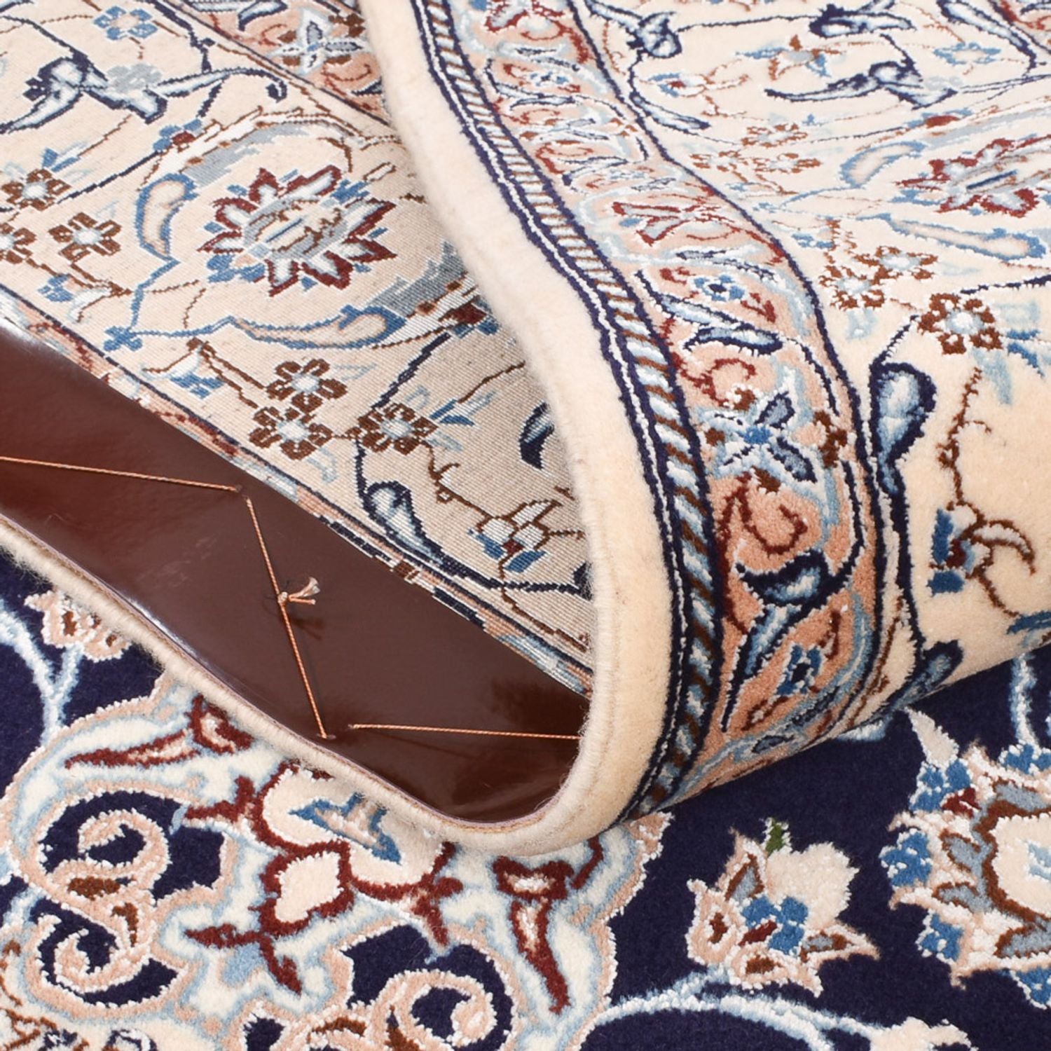 Tappeto Persero - Nain - Premio - 198 x 131 cm - blu scuro