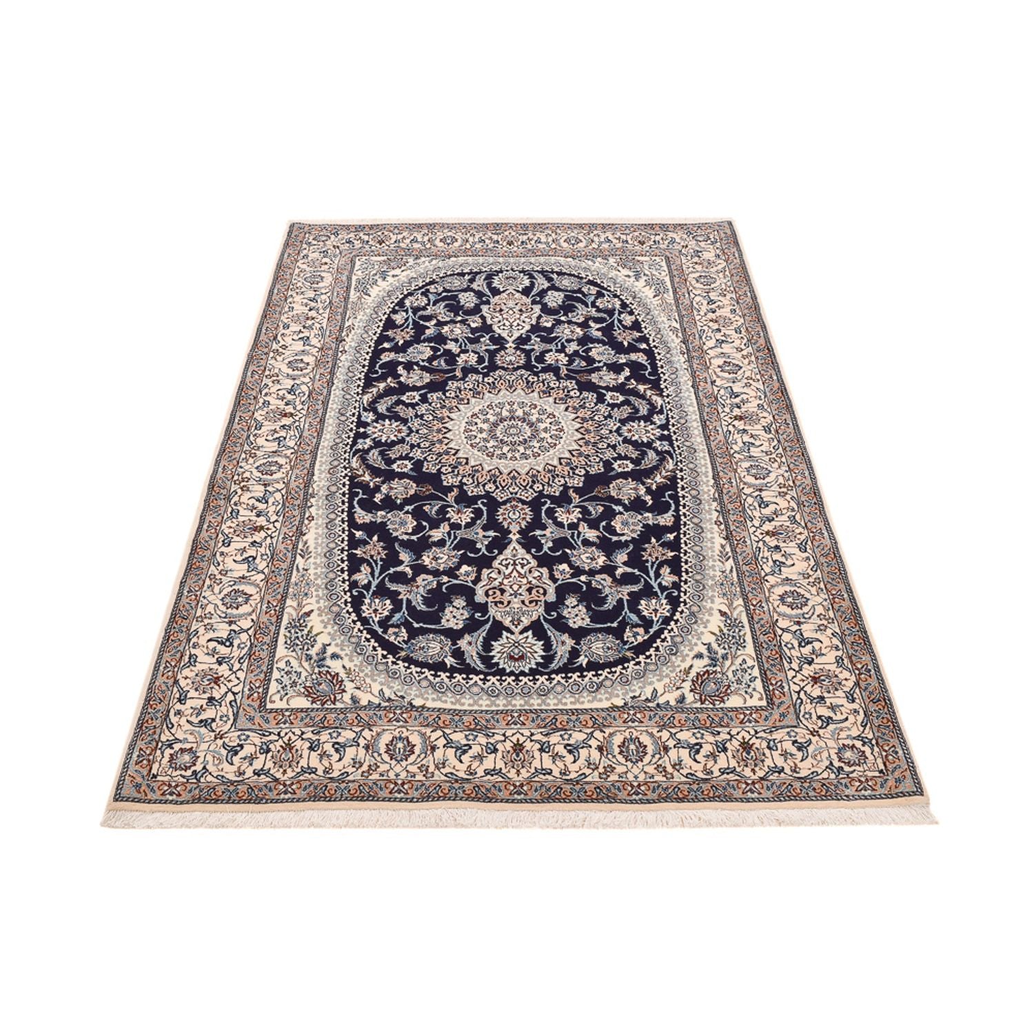 Tappeto Persero - Nain - Premio - 198 x 131 cm - blu scuro