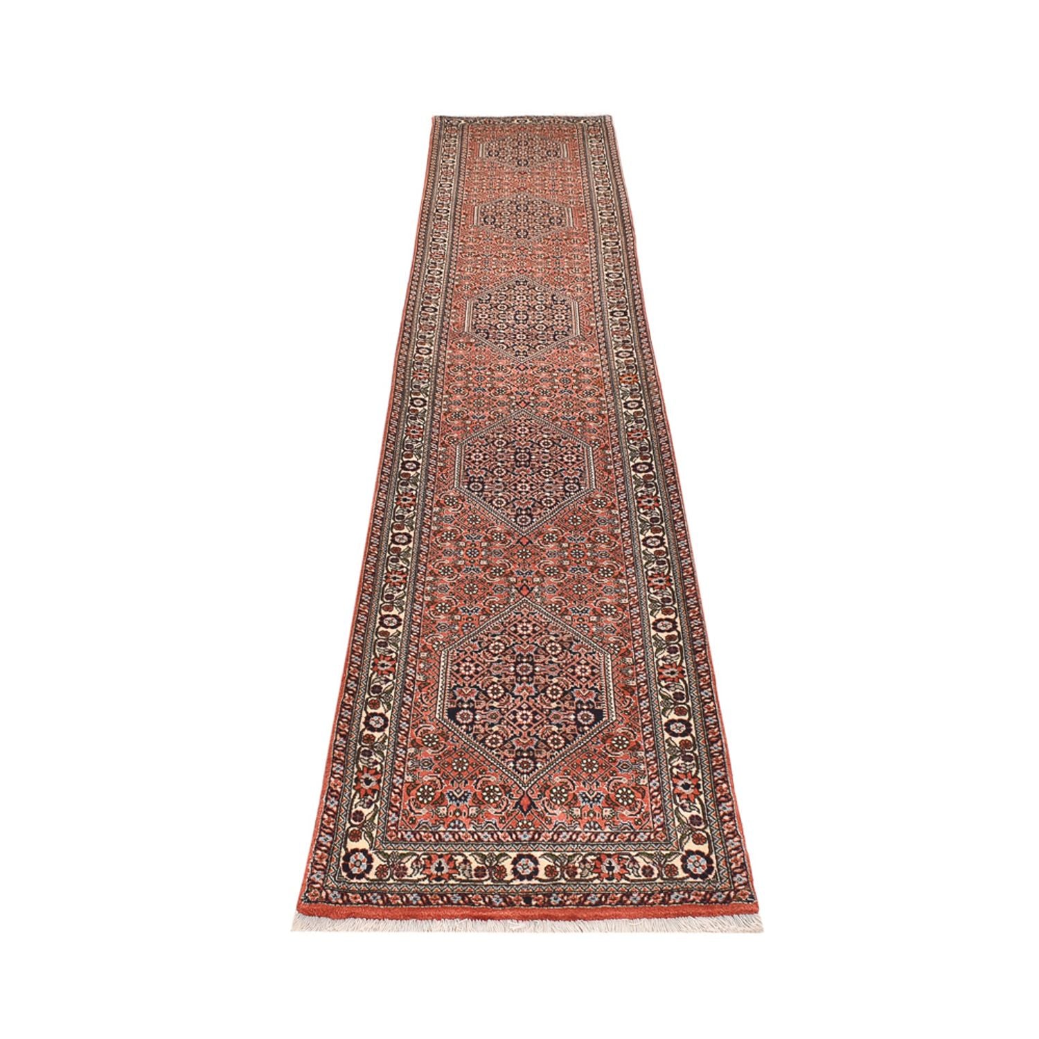 Tappeto corsia Tappeto Persero - Bidjar - 380 x 69 cm - terracotta