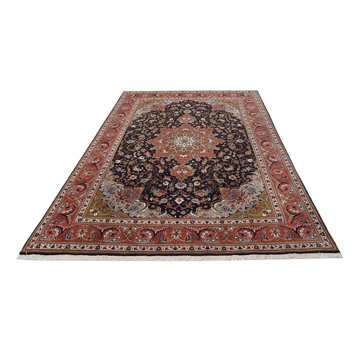 Tappeto Persero - Tabriz - Reale - 305 x 203 cm - antracite