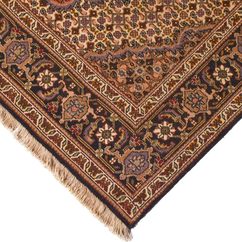 Tappeto Persero - Tabriz - Reale - 210 x 151 cm - marrone scuro