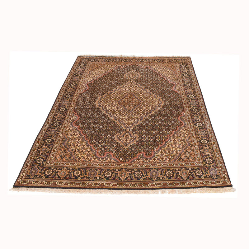 Tappeto Persero - Tabriz - Reale - 210 x 151 cm - marrone scuro